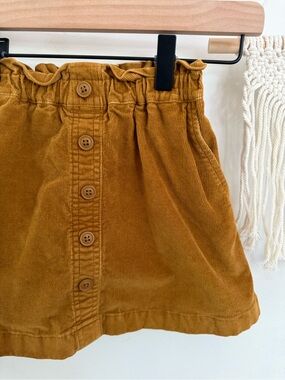 Crewcuts- size 4-5 - corduroy skirt with buttons
